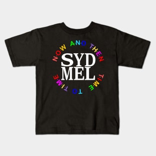Sydney and Melbourne (Color Version) Kids T-Shirt
